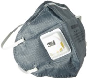 3M CL-900401_2 Anti-pollution Mask and Respirator, Grey, Pack of 2