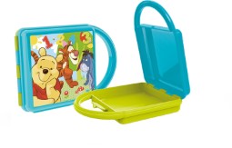 Disney Pooh Sandwich Lunch Box With Handle, Multicolor