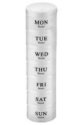 Miamour 1 Week 3 Times A Day Plastic Pill Box