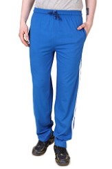 Aventura Outfitters Men's Single Jersey Trackpant With Two Red Stripes
