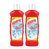 Harpic Bathroom Cleaner Lemon, 1 L (Pack of 2)