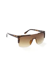 Fastrack UV Protected Rectangular Men's Sunglasses - (P342BR2|60|Gradient Brown Color)