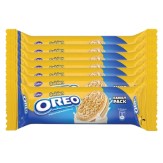 Oreo Gold Vanilla Cream Biscuit, 120g (Pack of 7)