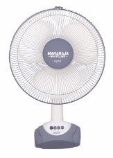 Maharaja Whiteline Opal 55-Watt Table Fan (Grey and White)