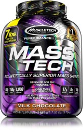 Muscletech Performance Series Masstech Mass Gainers  (3.18 kg, Milk Chocolate)