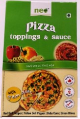 Neo Pizza Topping and Sauce with Green Olives, 250g