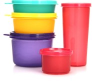 Polyset Food Saver Combi - 100 ml, 170 ml, 300 ml, 350 ml, 450 ml Plastic Fridge Container  (Pack of 5)