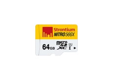 Strontium Nitro 64GB 85MB/s UHS-1 Class 10 MicroSDXC Memory Card (SRN64GTFU1R)
