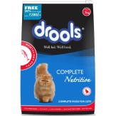 Drools Tuna & Salmon Adult Cat Food, 7kg (20% Extra FREE Inside*Limited Offer Stock)