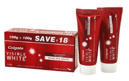 Colgate Toothpaste Visible White Sparkling Mint - 200 g Whitening-Saver