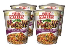 Nissin Cup Noodles Veggie Manchow, 70g (Pack of 4)