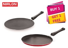 Nirlon Non-Stick Aluminium Cookware Set, 2-Pieces