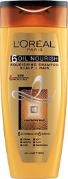 L'Oreal Paris 6 Oil Nourish Shampoo Scalp and Hair , 175ml