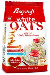 Bagrrys White Oats, 1kg Pouch with free Bagrrys White Oats 200g