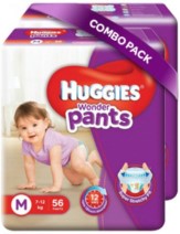 Huggies Wonder Pants Medium Size Diapers - M  (112 Pieces)