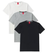 Scott Mens Basic Cotton Round Neck Half Sleeve Solid T-shirts  Pack of 3