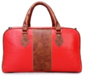 The Clownfish Synthetic 24 Ltr Red Travel Duffle