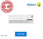 Air Conditioners upto 45% OFF + 10% hdfc credit/debit off at flipkart