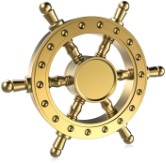 Toyshine Fidget Spinner Boat Wheel - Gold