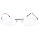 Royal Son Rimless Rectangular Spectacle Frame
