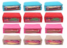 Kuber Industries™ Non Woven Saree Cover 12 Pcs combo