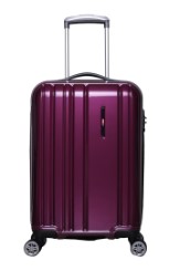 F Gear Kick off Polycarbonate 56  cm Maroon Hardsided Suitcase 4 Wheel Trolley Case