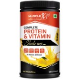 MuscleXP Complete Protein & Vitamin Shake Mix With 25 Multivitamins - 500g, Mango
