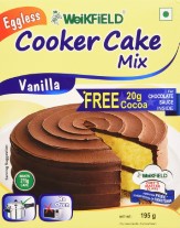 Weikfield Cooker Cake Mix, Vanilla, 175g (amazon pantry)