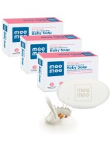 Mee Mee Nourishing Baby Soap with Almond & Milk Extracts 75g (Pack of 3)