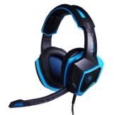 Sades Luna SA-968 Professional Gaming Headphones (Black/Blue)