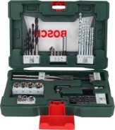 Bosch 41-piece V-line Drill Bits and Screwdriver Bits Set with Angle Driver  (41 Tools)