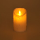 Forzza FO-LD004 Virgo Flameless Pillar Candle (White)