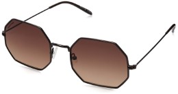 Fastrack UV Protected Men's Sunglasses - (M152BR2|55|Graduated Brown Color)