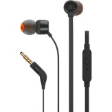 JBL T110 In-Ear Headphones with Mic (Black)