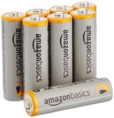 AmazonBasics AA Performance Alkaline Batteries (8-Pack) - Packaging May Vary