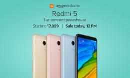 Xiaomi Redmi 5 Smartphone sale at Amazon