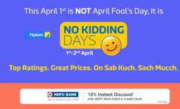 Flipkart No Kidding Days Sale 1st - 2nd April 2018