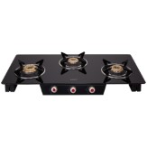 Elica Glass 3 Burner Gas Stove (SPACE ICT 773 ORG)