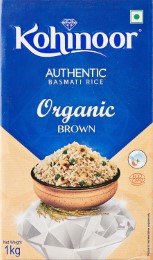 Kohinoor Organic Rice, Brown 1kg