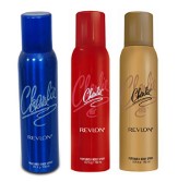 Revlon Charlie Deo's Combo, Red/Blue/Gold Pack of 3 deos