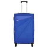 Safari Fabric 68 cms Blue Soft Side Suitcase (Mimik 4W 65 EC BLUE)