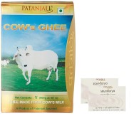 Patanjali Cow’s Ghee, 1 L with Free Saundarya Cream Body Cleanser, 2 Pieces