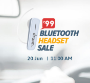 [Live @ 1 1 AM 20th June 2018]  Droom Flash Sale – Bluetooth Headset at Rs. 99 worth Rs 999