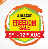 Amazon Freedom Sale – Deals, Offers & Cashback 9th- 12th August 2018