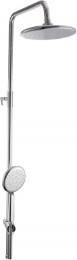 Hindware F160097CP Brass Exp Rain Shower with Wall Mixer (Chrome)