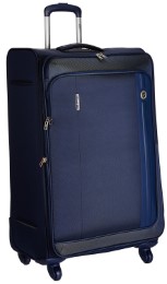 VIP Polyester 48 cms Blue Softsided Suitcase (STUNXW78BLU)
