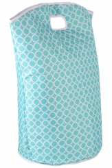 Miamour Fabric Laundry Bag, 20 Litres, Aqua Green