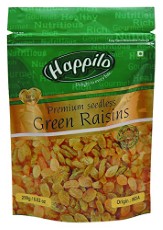 Happilo Premium Seedless Raisins, 250g (Pack of 2)