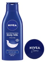 Nivea Nourishing Body Milk, 200ml with Free Nivea Crème, 60ml