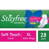 Stayfree Advanced Ultra-Comfort Napkins with Wings - 28 Pads (Extra Large)